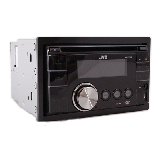 JVC KW-XS68 Installation & Connection Manual