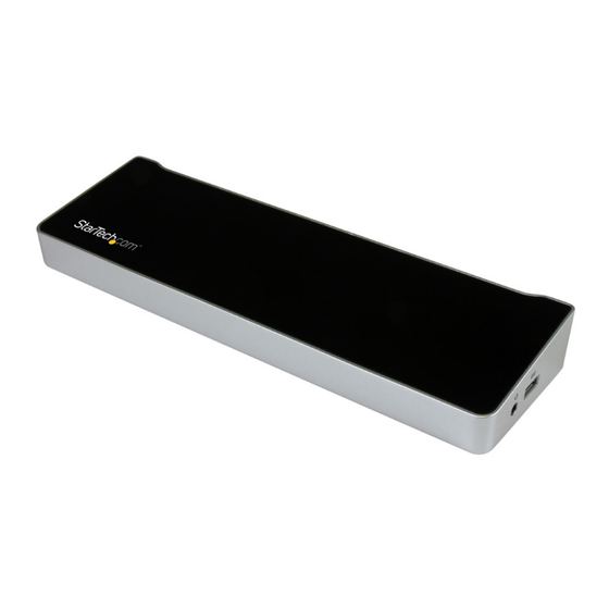 StarTech.com STCUSB3DOCKH2DP Manual