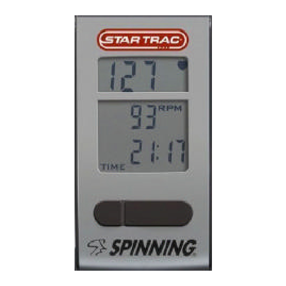 Star Trac Star Trac Fitness Spinning Computer Manuals