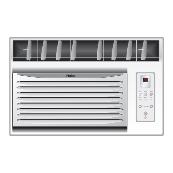 Haier HWR06XC6 - Window Air Conditioner Manuals
