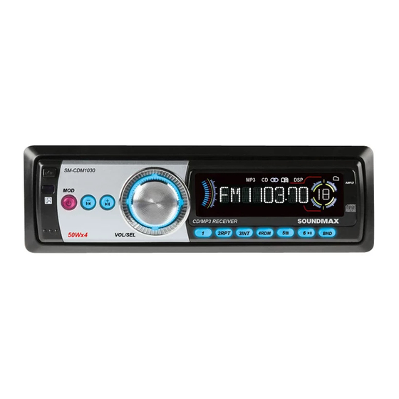 SoundMax SM-CDM1030 Instruction Manual