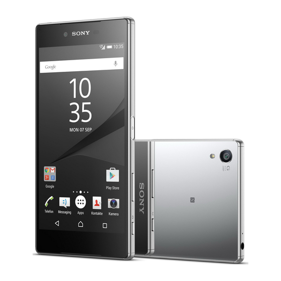 Sony Xperia Z5 Compact Manuals