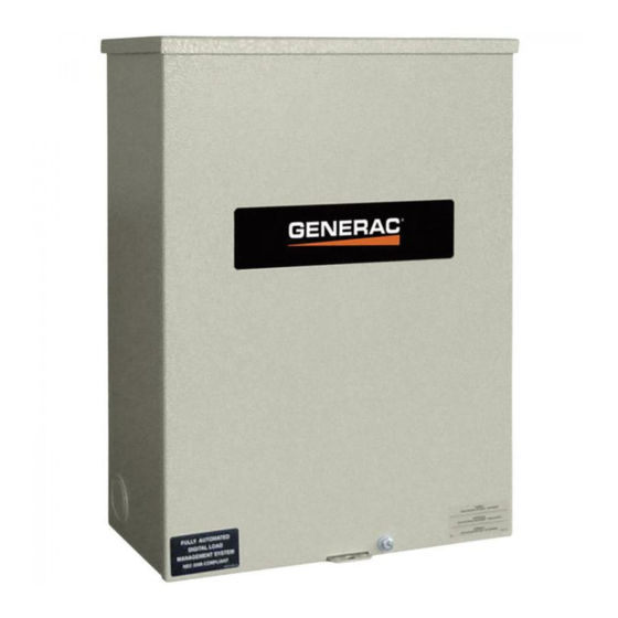 Generac Power Systems RTS Series Manuals