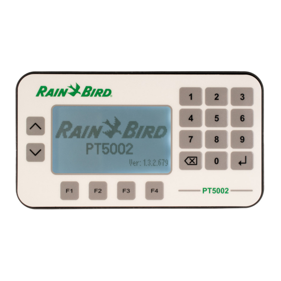 Rain Bird PT5002 Manuals