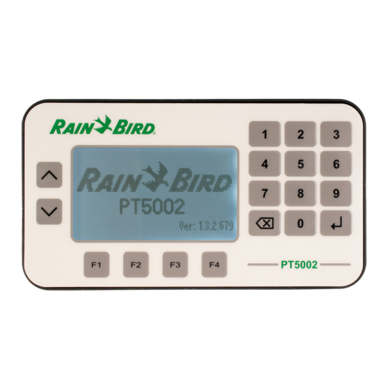 Rain Bird PT5002 Flow Monitor Transmitter Manuals