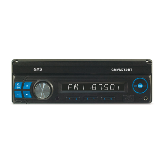 GAS GMVM750BT Manual
