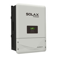 Solax X3-Retro Fit User Manual
