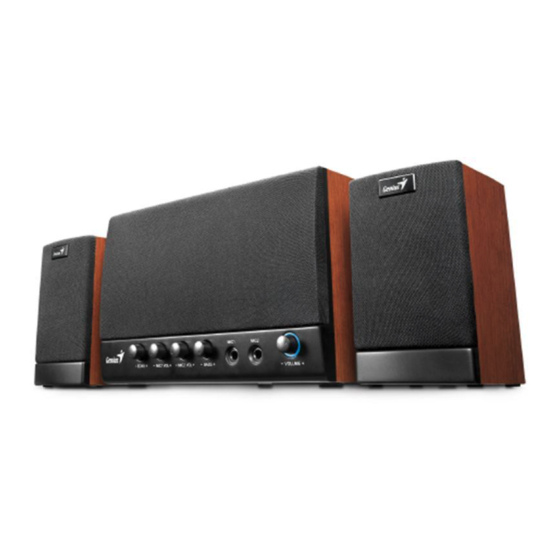 KYE Systems Corp. Genius SW-HF 2.1 1800K Manuals