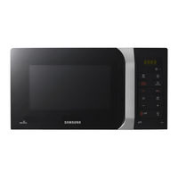 Samsung ME89F-1B 23 Litres 1150W Solo Microwave Oven Owner's Instructions Manual
