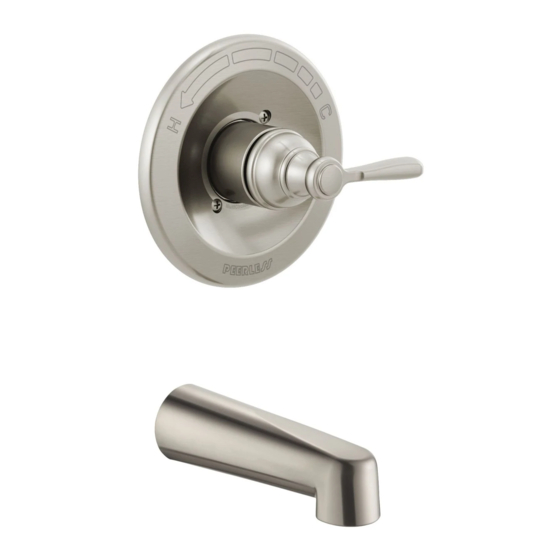 PEERLESS PTT14165 Series Manual