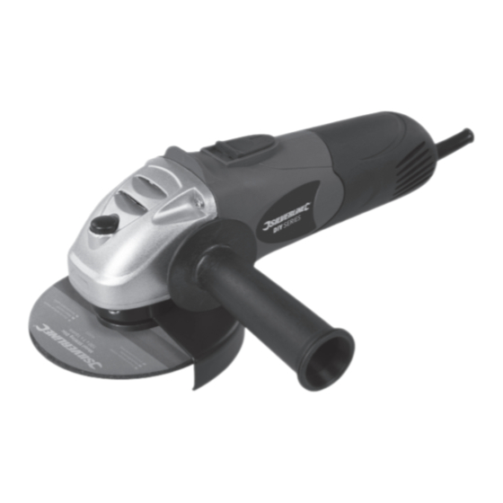 Silverline DIY 650W Angle Grinder Manuals