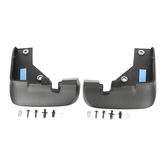 Mazda KPF1 V3 460 Installation And User Instructions Manual