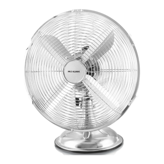 ProKlima FAN-103896.1 Instruction Manual