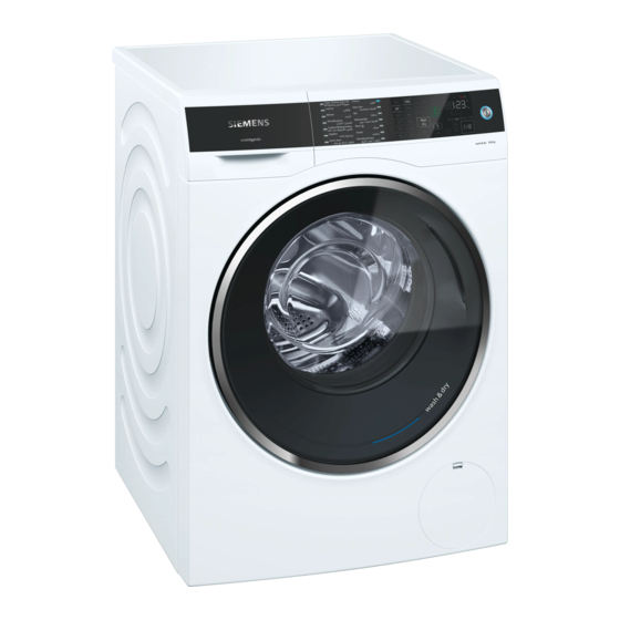 Siemens WD14U520GC User Manual And Installation Instructions