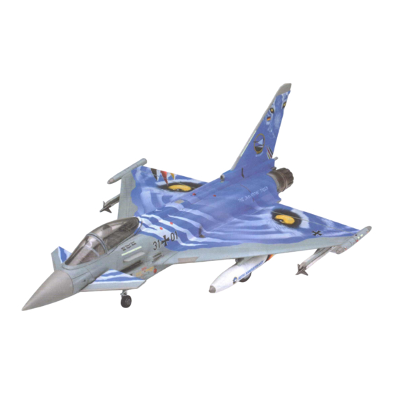 REVELL EUROFIGHTER TYPHOON Bavarian Tiger Assembly Instructions Manual
