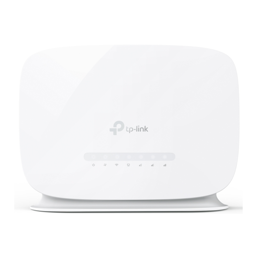 TP-Link Archer VR1600V- VDSL Manual