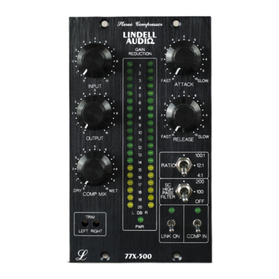Lindell Audio 77X-500 User Manual