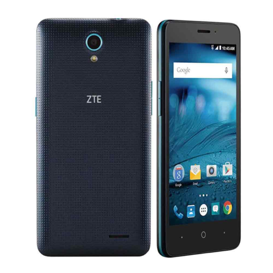 Zte avid plus User Manual And Safety Information