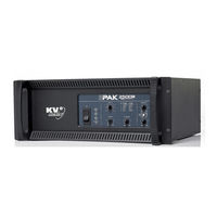 Kv2 Audio EPAK 2500R Operator's Manual