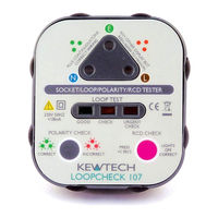 Kewtech Loopcheck 107 Instructions For Use