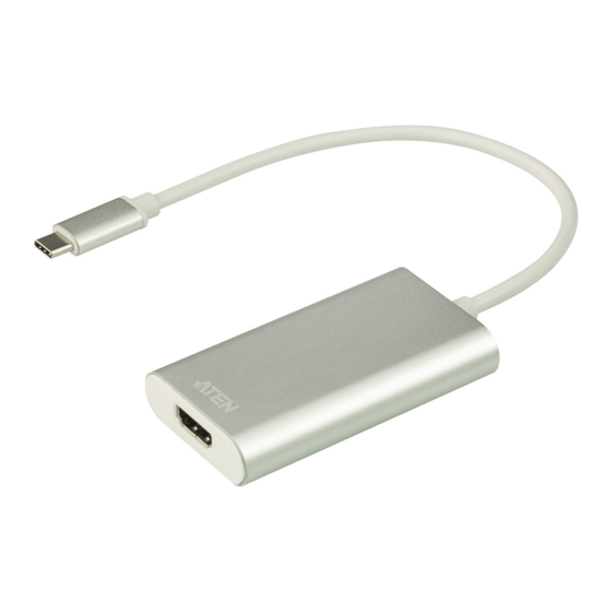 ATEN CAMLIVE Video Capture Adapter Manuals
