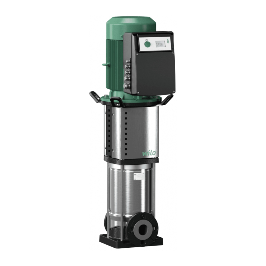 Wilo Helix VE 22 Series Installation And Operating Instructions Manual
