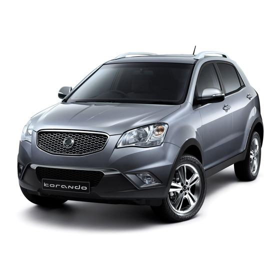 SSANGYONG Korando Manual
