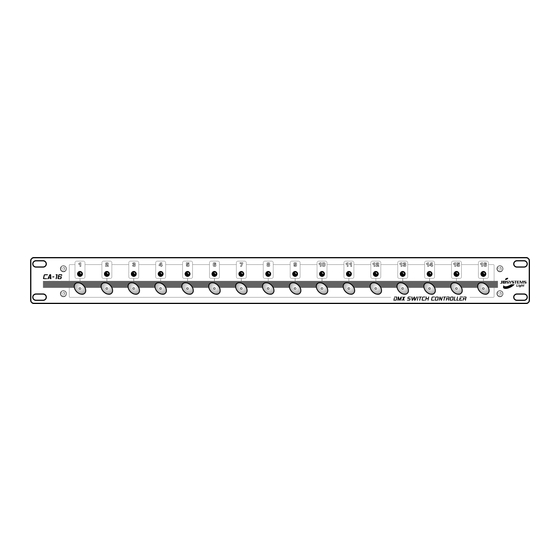 JB Systems Light CA-16 Operation Manual