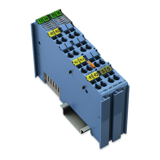 WAGO 750-481/040-000 Manual