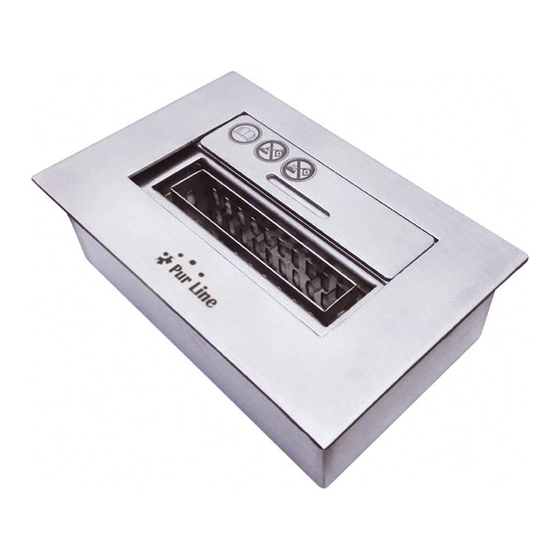 bio chimenea Pur Line NB12 Installation Instructions Manual