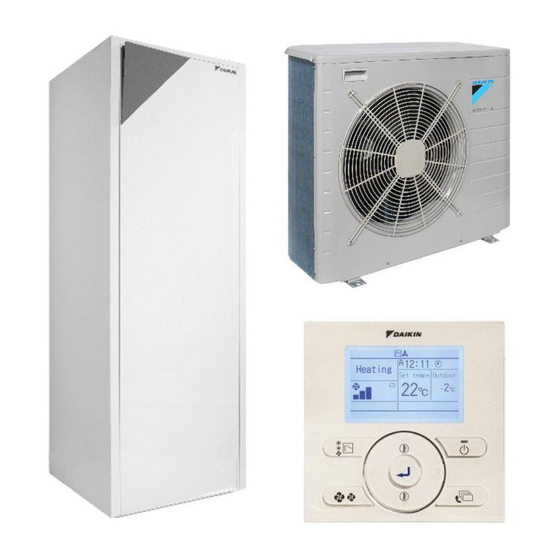 Daikin EHBH08CB Manuals