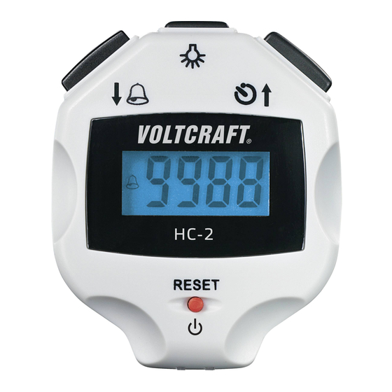 VOLTCRAFT HC-2 Operating Instructions