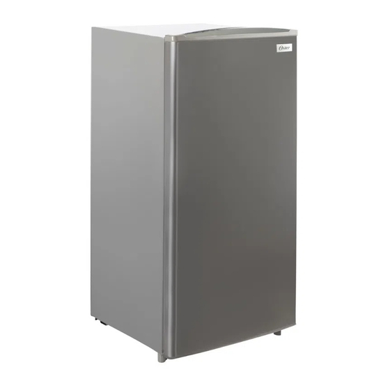 Oster OS-DF600S Mini Fridge Manuals