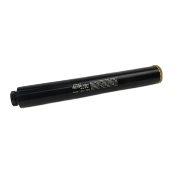 Aerotech High-Power RMS-PLUS 54/1706 Assembly And Operation Instructions