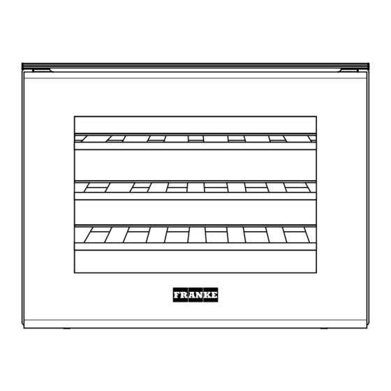 Franke FMY 24 WCR Installation And User Manual