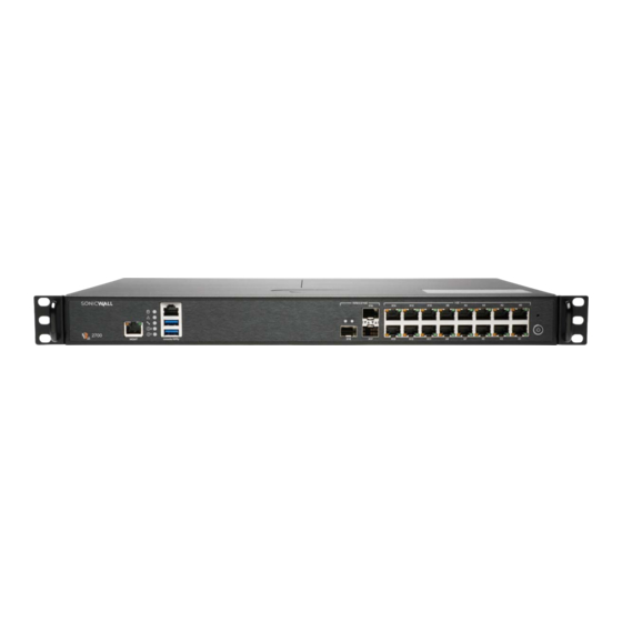 SonicWALL NSa 2700 Installation And Replacement