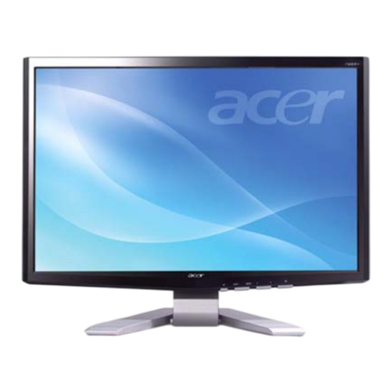 Acer P221W Product Service Manual