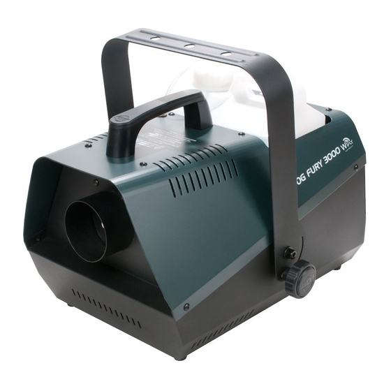 American DJ Fog Fury 3000 WiFly User Instructions