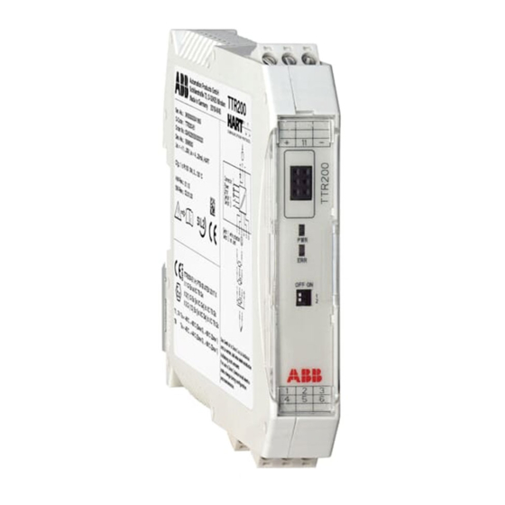 ABB TTR200 Manuals