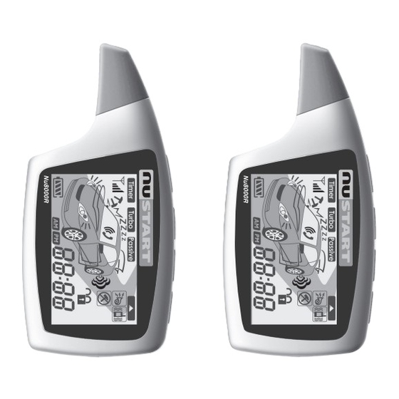 Nustart Nu8000R User Manual