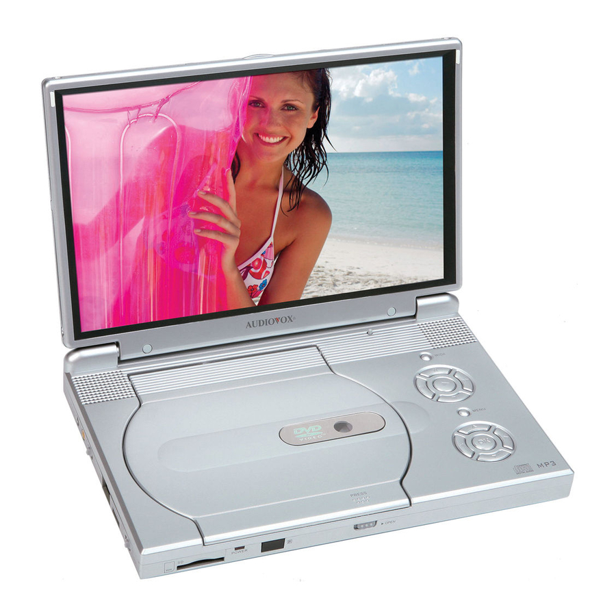 AUDIOVOX D2016 INSTRUCTION MANUAL Pdf Download ManualsLib