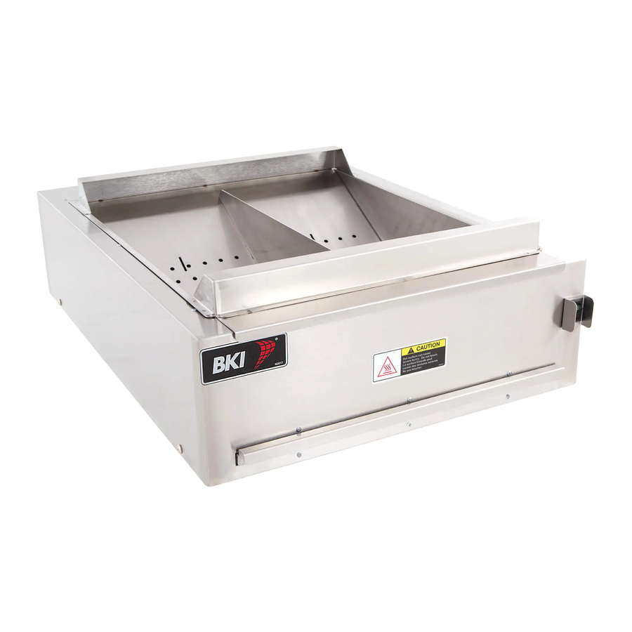 BKI UNIVERSAL WARMER UW17 OPERATION AND INSTALLATION MANUAL Pdf