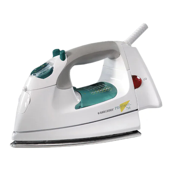 Black + Decker X750 Steam Iron