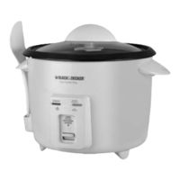 BLACK and DECKER RC503,RC503R - 3 Cup Rice Cooker Manual