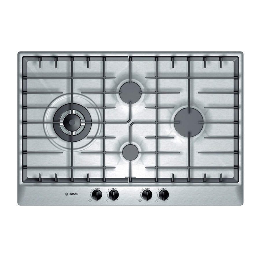 BOSCH PCK755UC OPERATING INSTRUCTIONS MANUAL Pdf Download ManualsLib