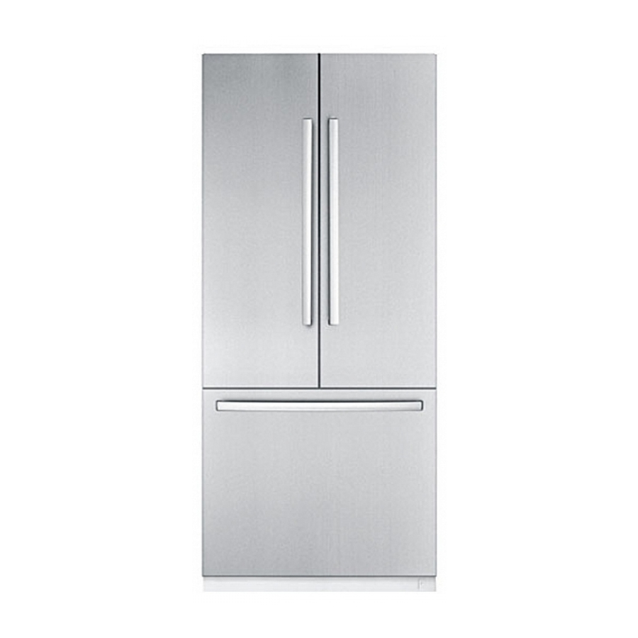 BOSCH BOTTOM FREEZER I INSTALLATION INSTRUCTIONS MANUAL Pdf Download