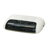Panasonic RC-6099 AM FM Dual Despertador Radio Verde Digital