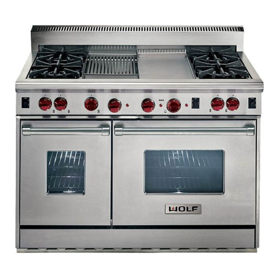 WOLF RANGE USE & CARE MANUAL Pdf Download ManualsLib