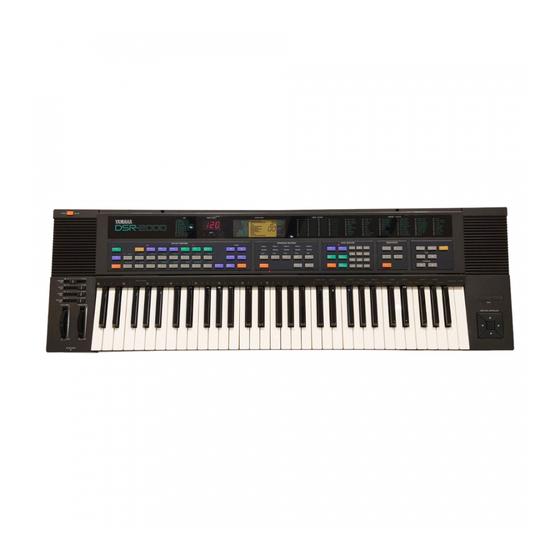 Yamaha DSR-2000 Keyboard 100 Voices