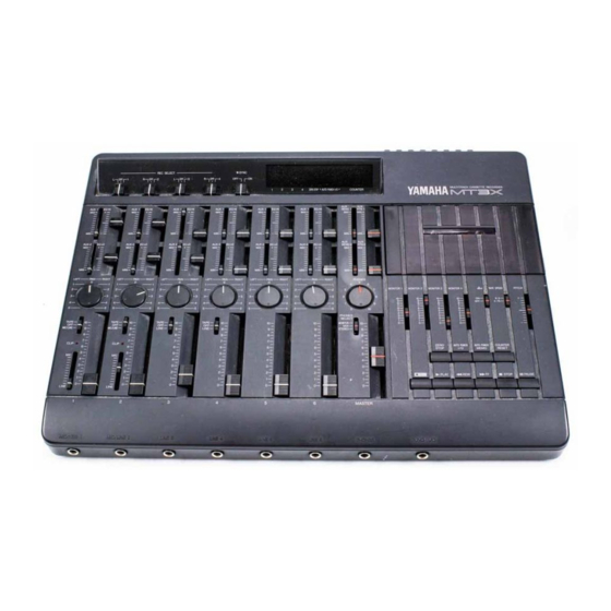 YAMAHA MT3X OPERATION MANUAL Pdf Download ManualsLib